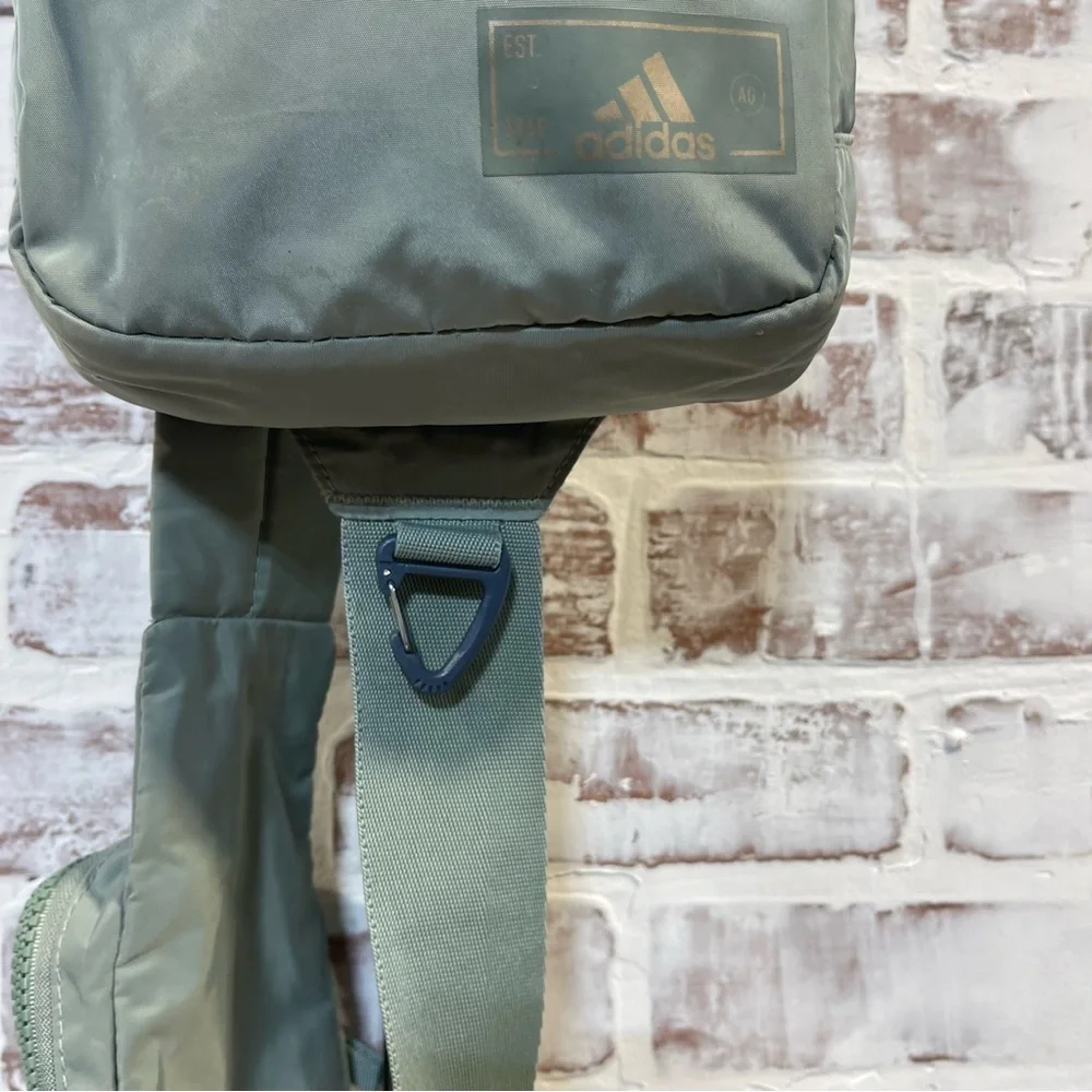 Adidas sling Backpack sage green